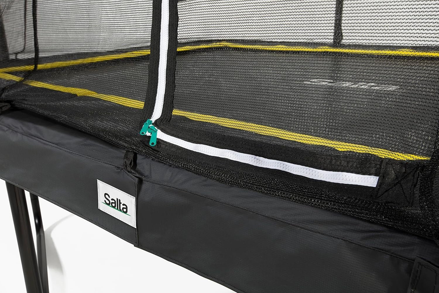 Rectangular Garden Trampoline Safety Net Galvanised Springs 10x7ft