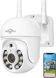 5MP PTZ Security Camera Outdoor WiFi 360° Auto Tracking Night Vision