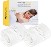 Double Electric Underblanket Fleece Heated Mattress Cover Fast Heat Washable