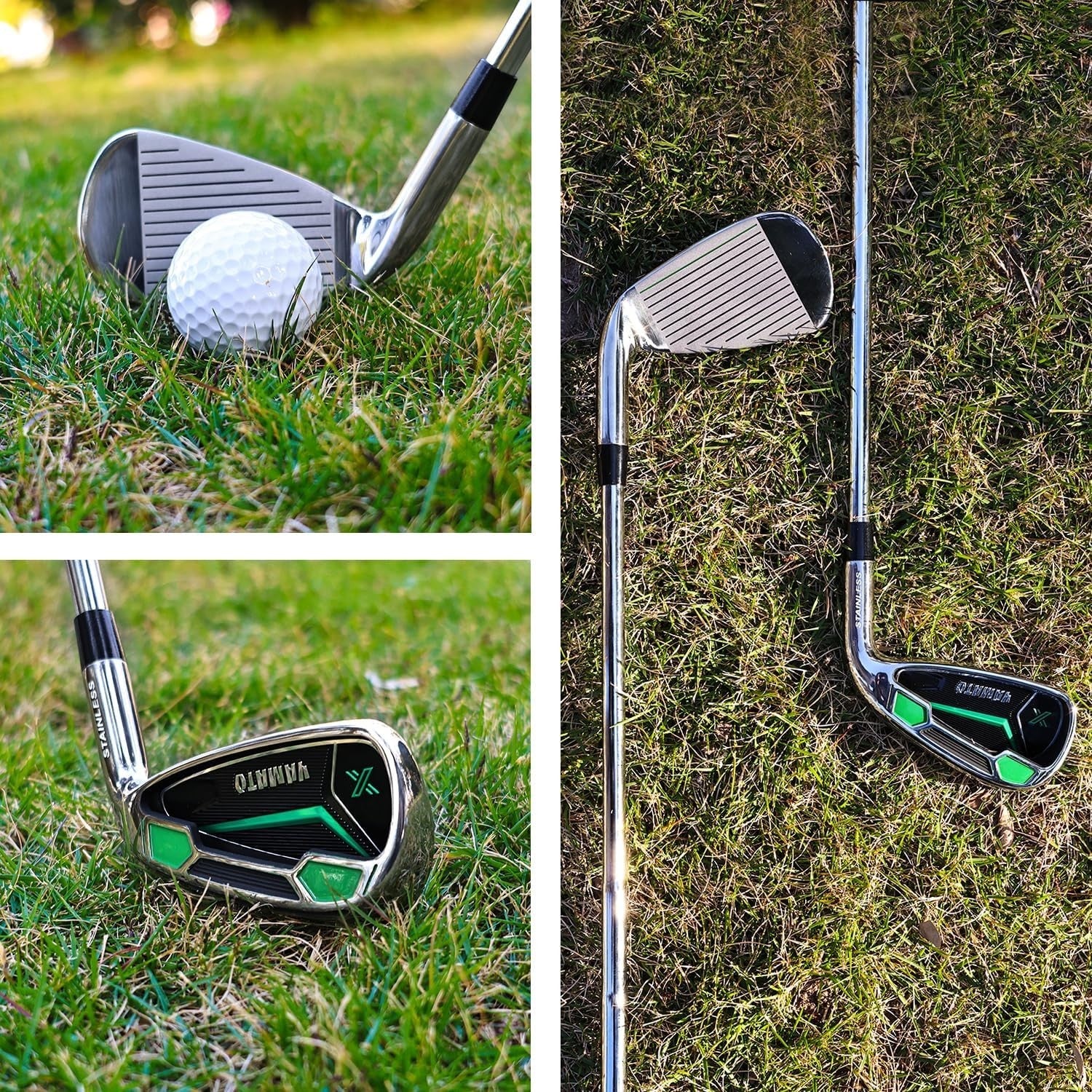 Mens Right Hand Golf Iron Set 5-PW Stiff Steel Shaft Precision Control