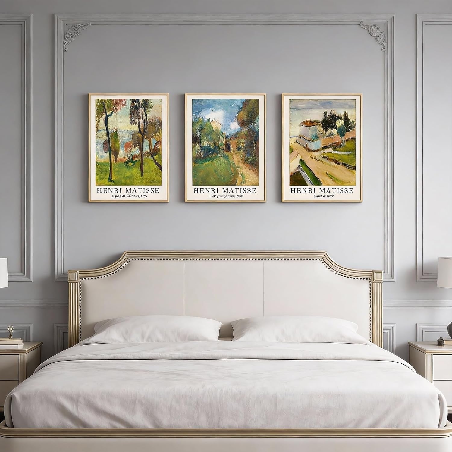 Colourful Abstract Wall Art Set of 3 Framed 12x16 Modern Home Decor