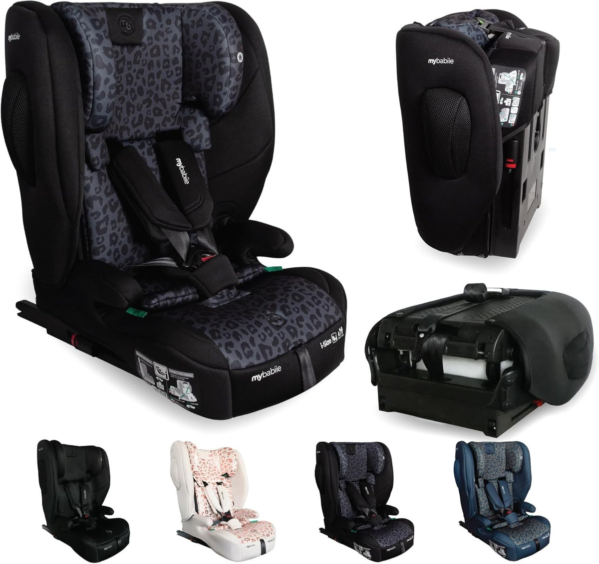 ISOFIX Toddler to Booster Car Seat Foldable 9–36kg Group 1/2/3