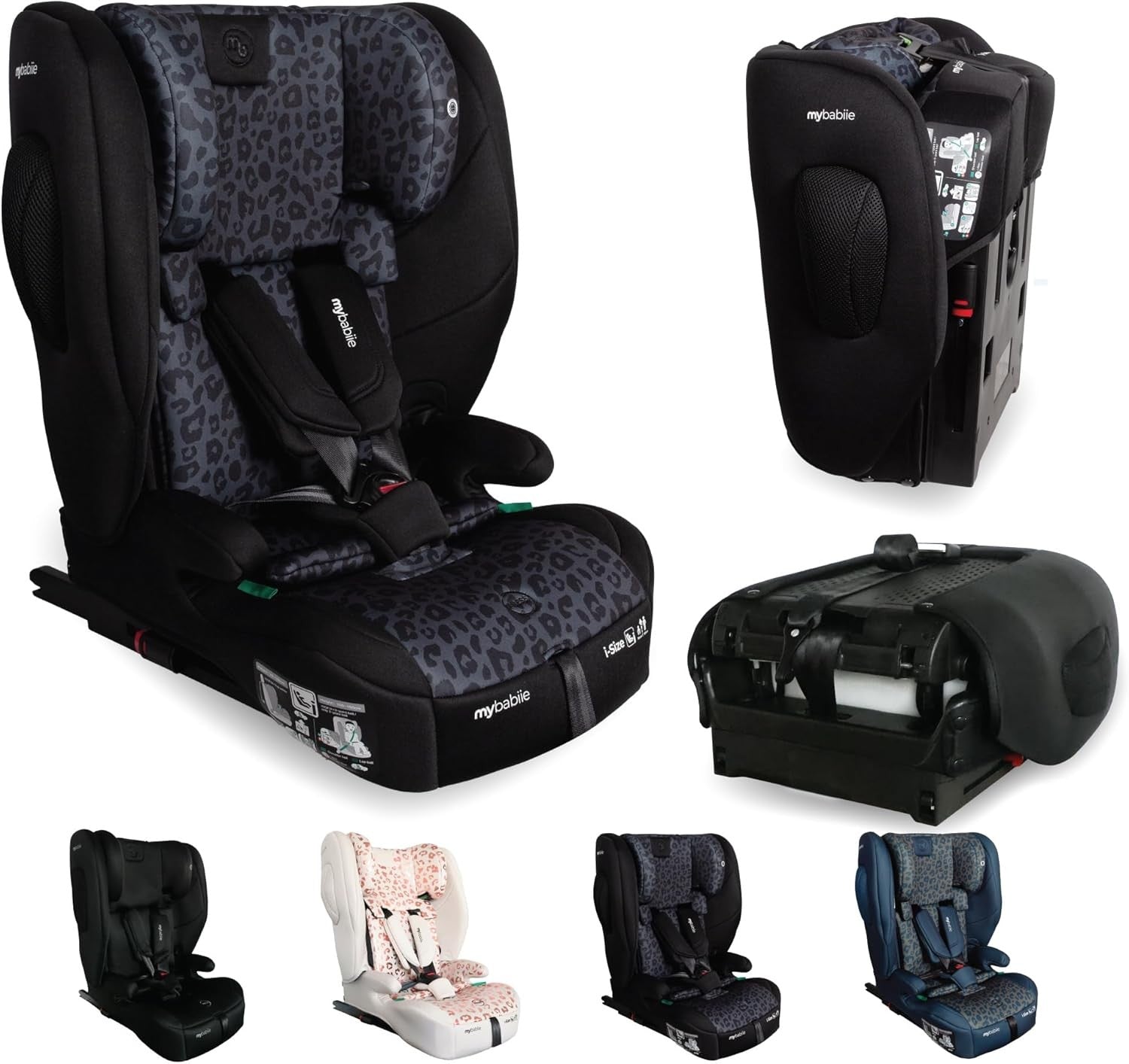 ISOFIX Toddler to Booster Car Seat Foldable 9–36kg Group 1/2/3