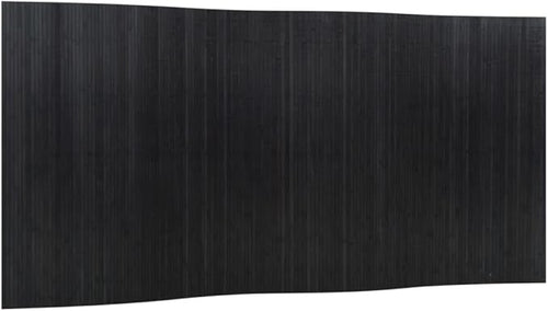 Black Bamboo Room Divider 165x400cm Folding Privacy Screen Home Office Decor