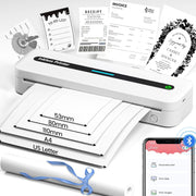 A4 Portable Thermal Printer 300DPI Bluetooth Inkless