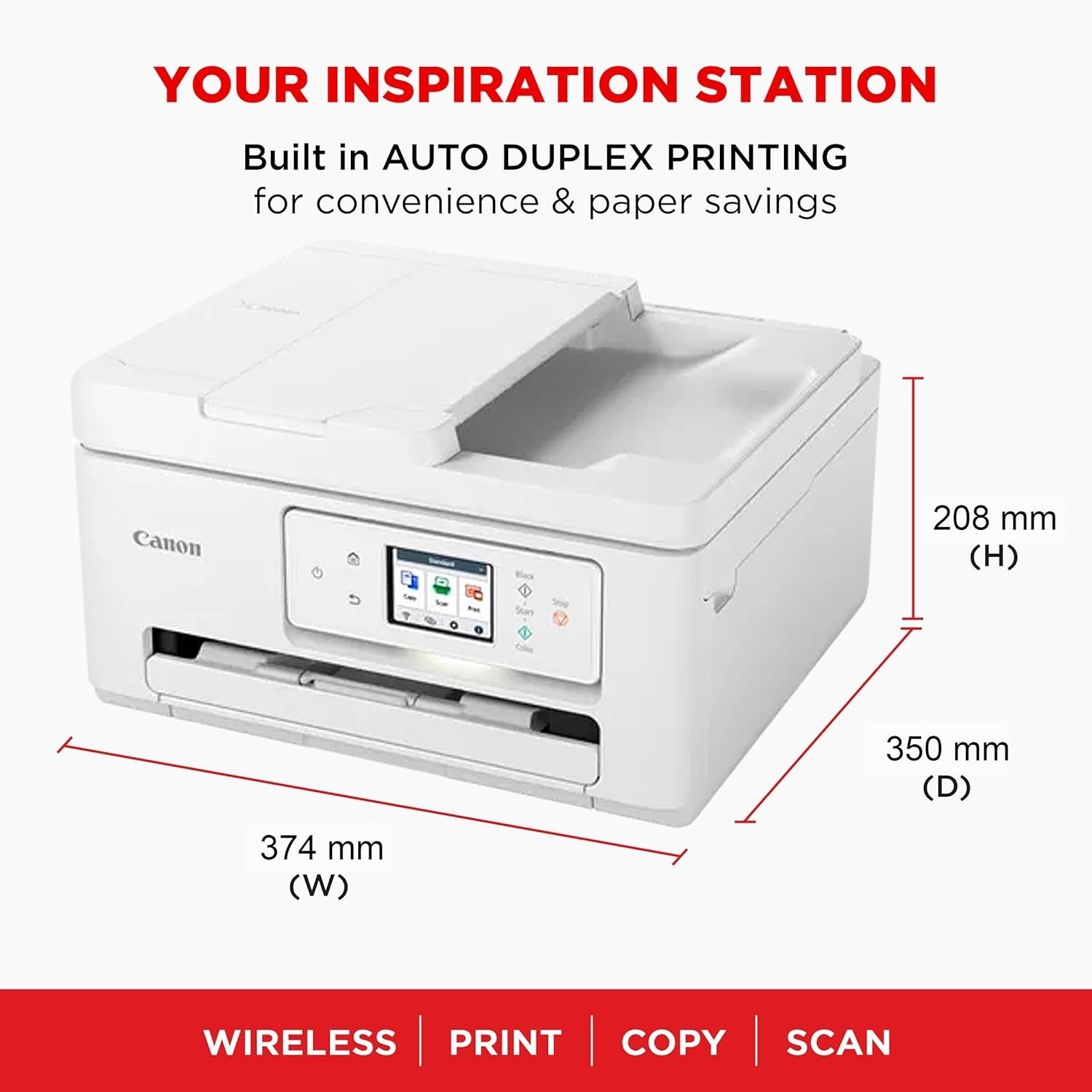 Wireless All-in-One Colour Printer | Print, Scan, Copy, Photo A4