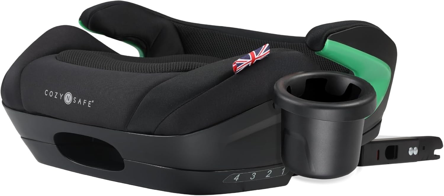 i-Size ISOFIX Booster Car Seat 125–150cm 7–12Y Swivel Cup Holder