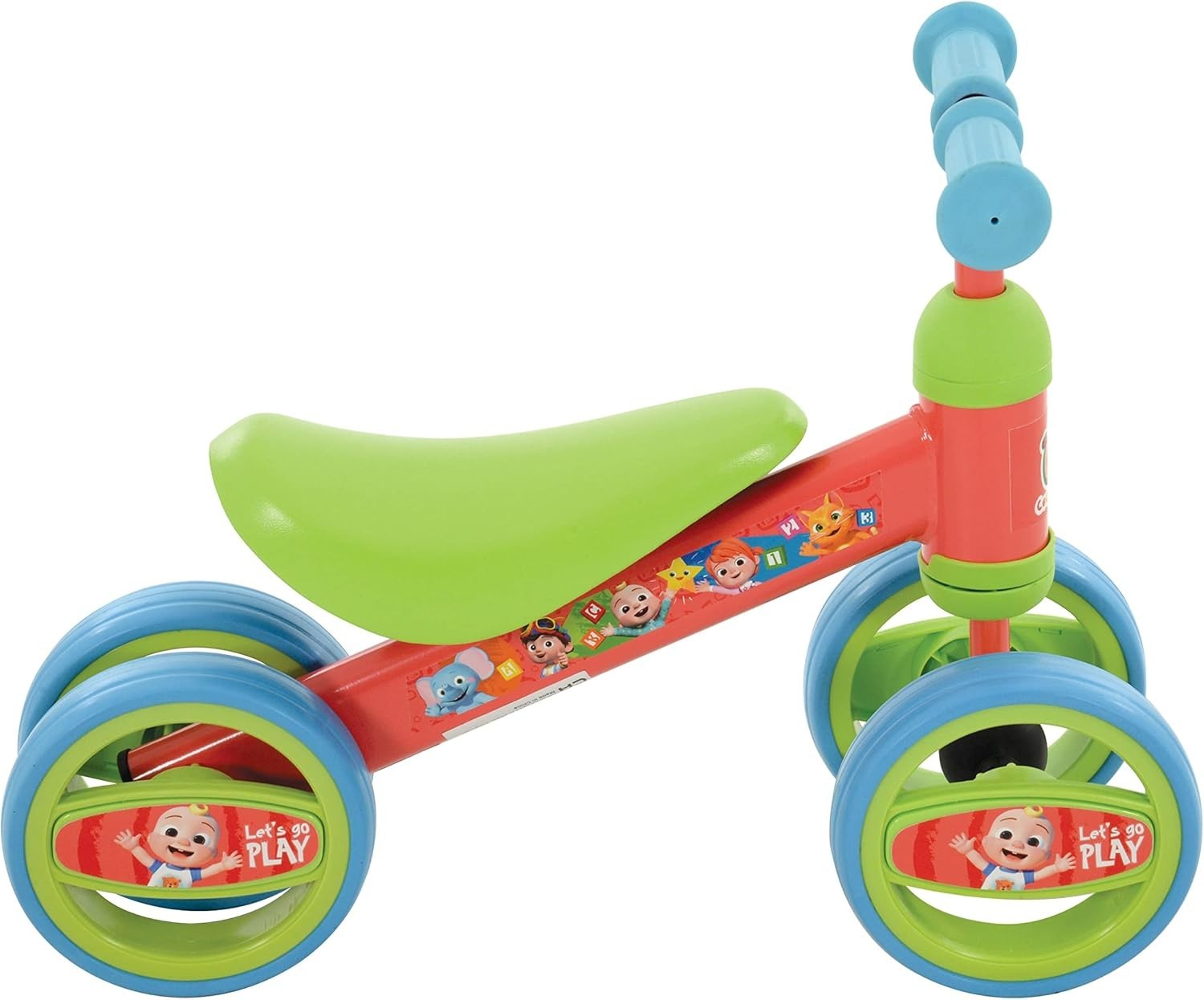 Kids Ride On Toy Bobble Bike Toddler Balance Walker Age 1+ Indoor Outdoor