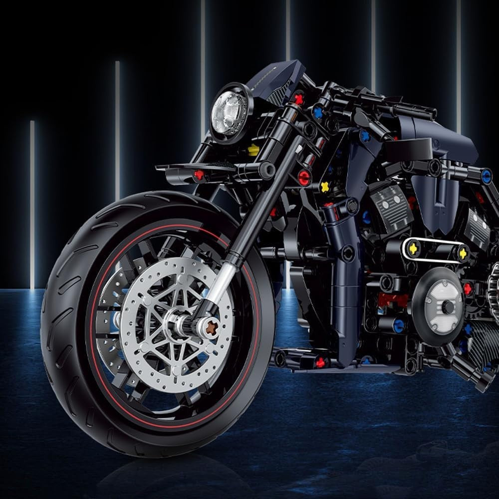 Motorbike Building Kit 623pcs – Technic Motorcycle Model for Adults & Kids