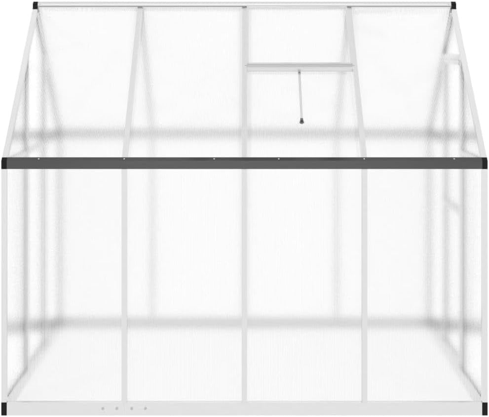 Aluminium Walk-In Greenhouse 224x169x195cm Polycarbonate Large Garden