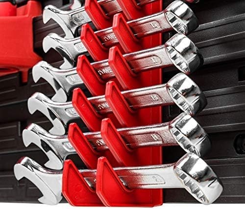 Wall-Mounted Tool Rack 115x78cm 53-Piece Plastic Workshop Storage Organizer