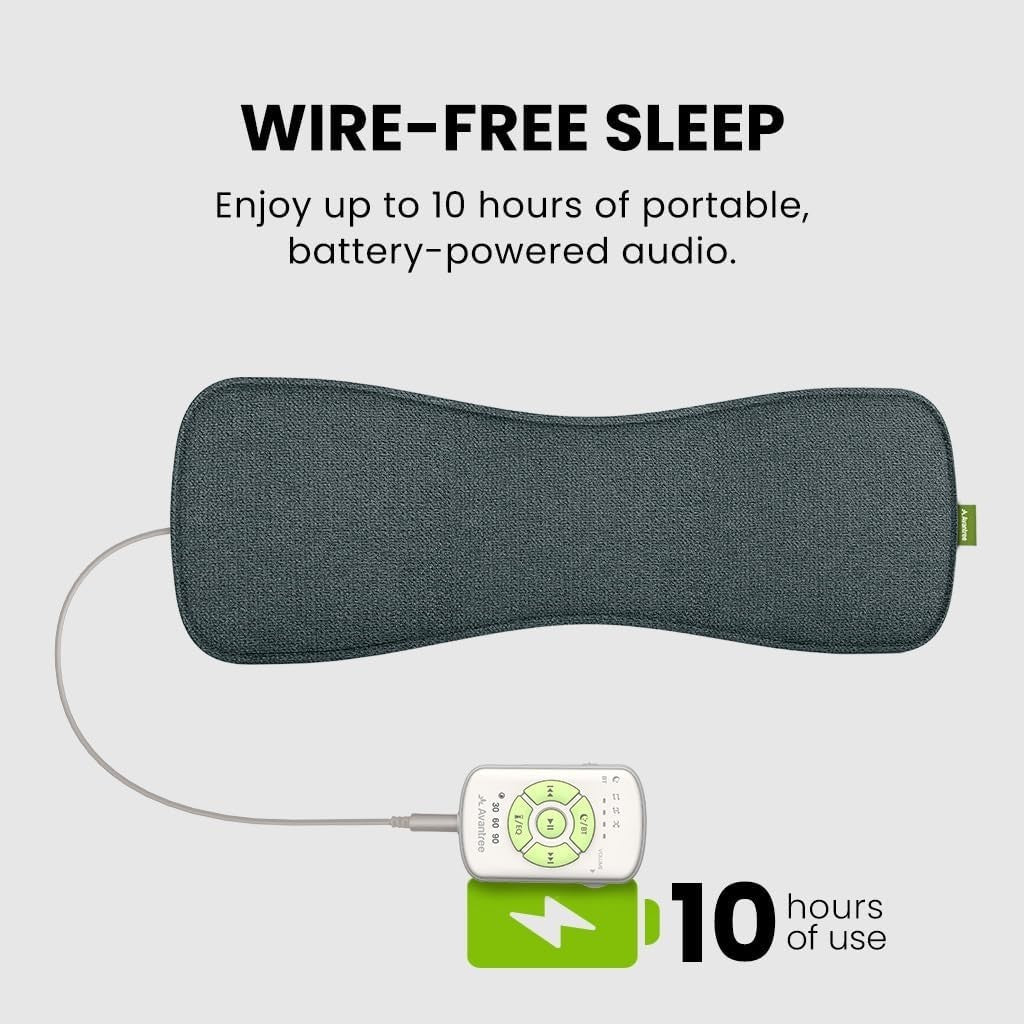 Wireless Sleep Headphones Pillow Bluetooth White Noise Side Sleeper