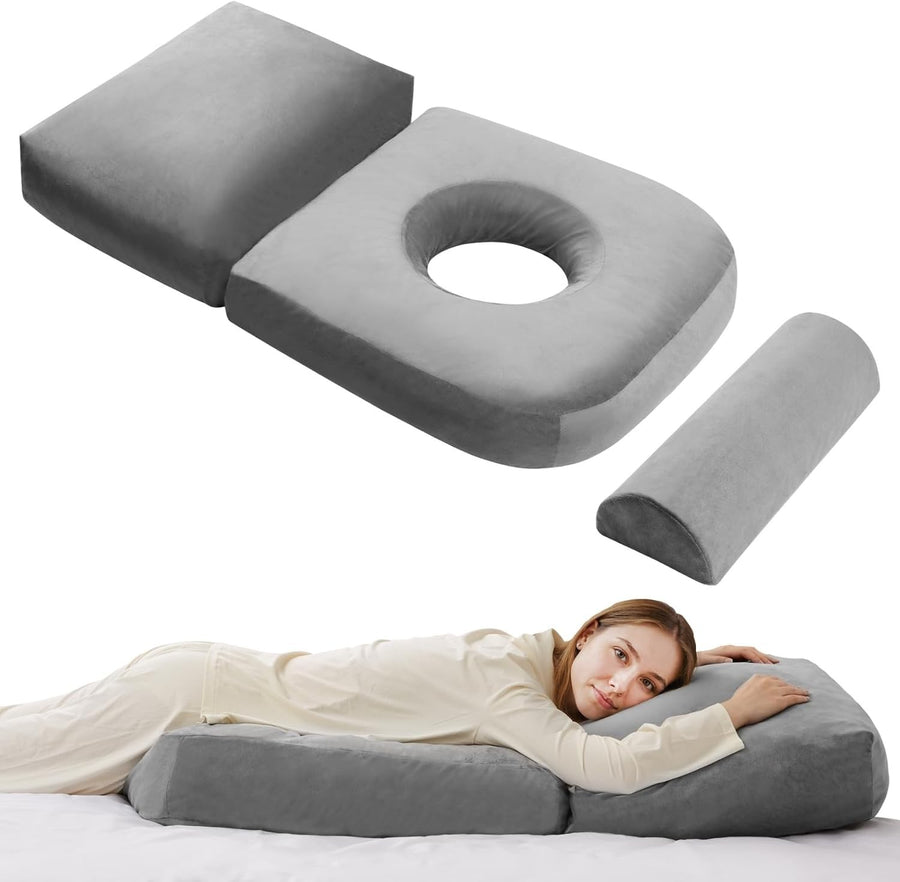 Pregnancy Pillow Modular Full Body & Leg Support 3 in 1 Side Sleeping