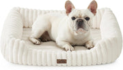 Orthopedic Medium Dog Bed Faux Fur Washable 30x23in