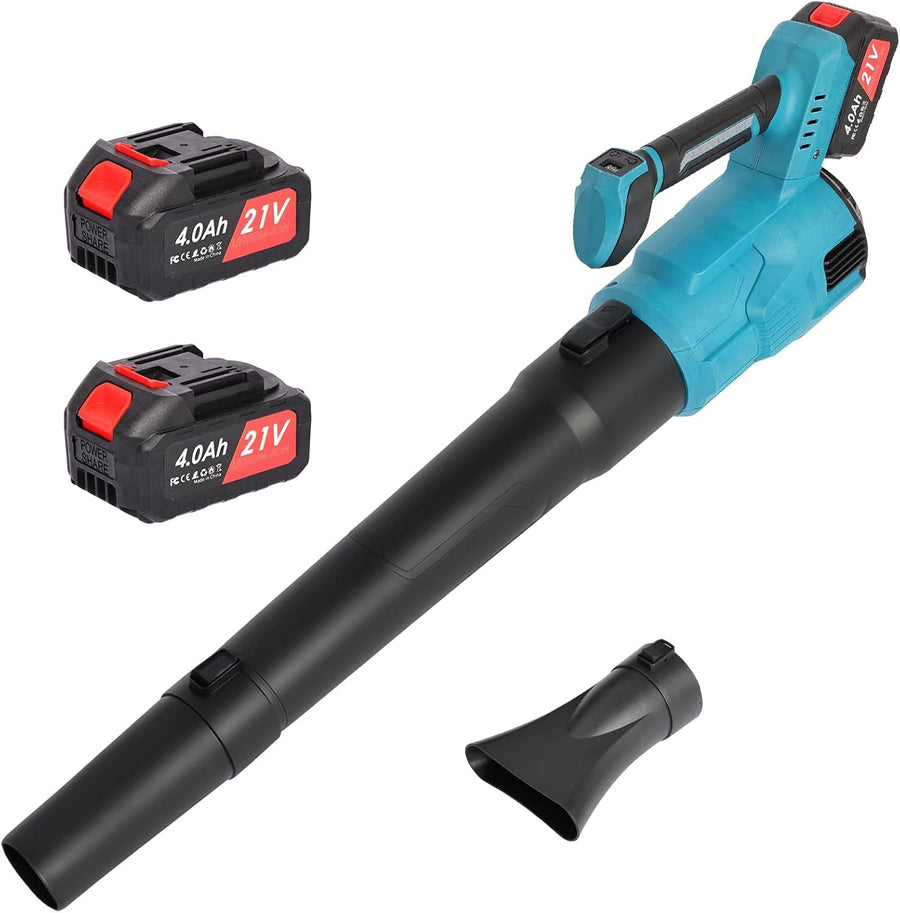 Cordless Leaf Blower Brushless 42m/s Dual Battery LED Display