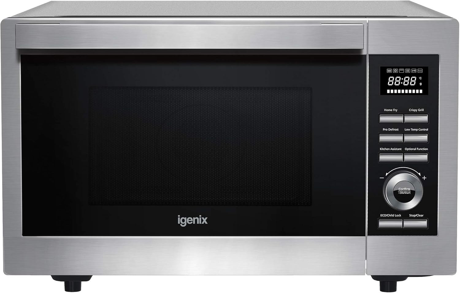 30L 1000W Combination Microwave Oven Air Fry Grill Convection Kitchen
