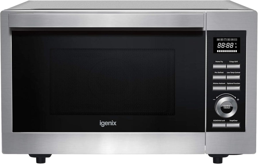 30L 1000W Combination Microwave Oven Air Fry Grill Convection Kitchen