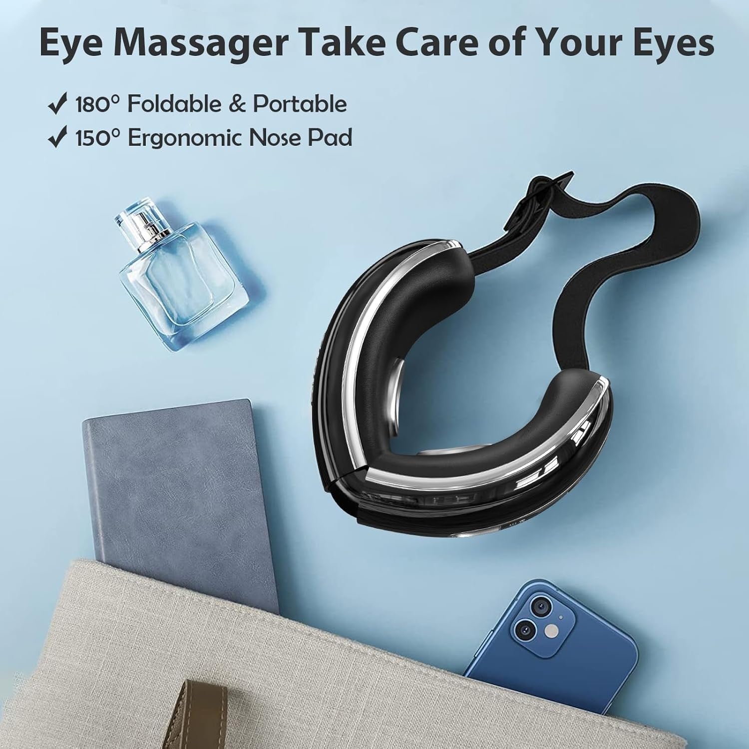 Heated & Cooling Eye Massager Air Compression Migraine