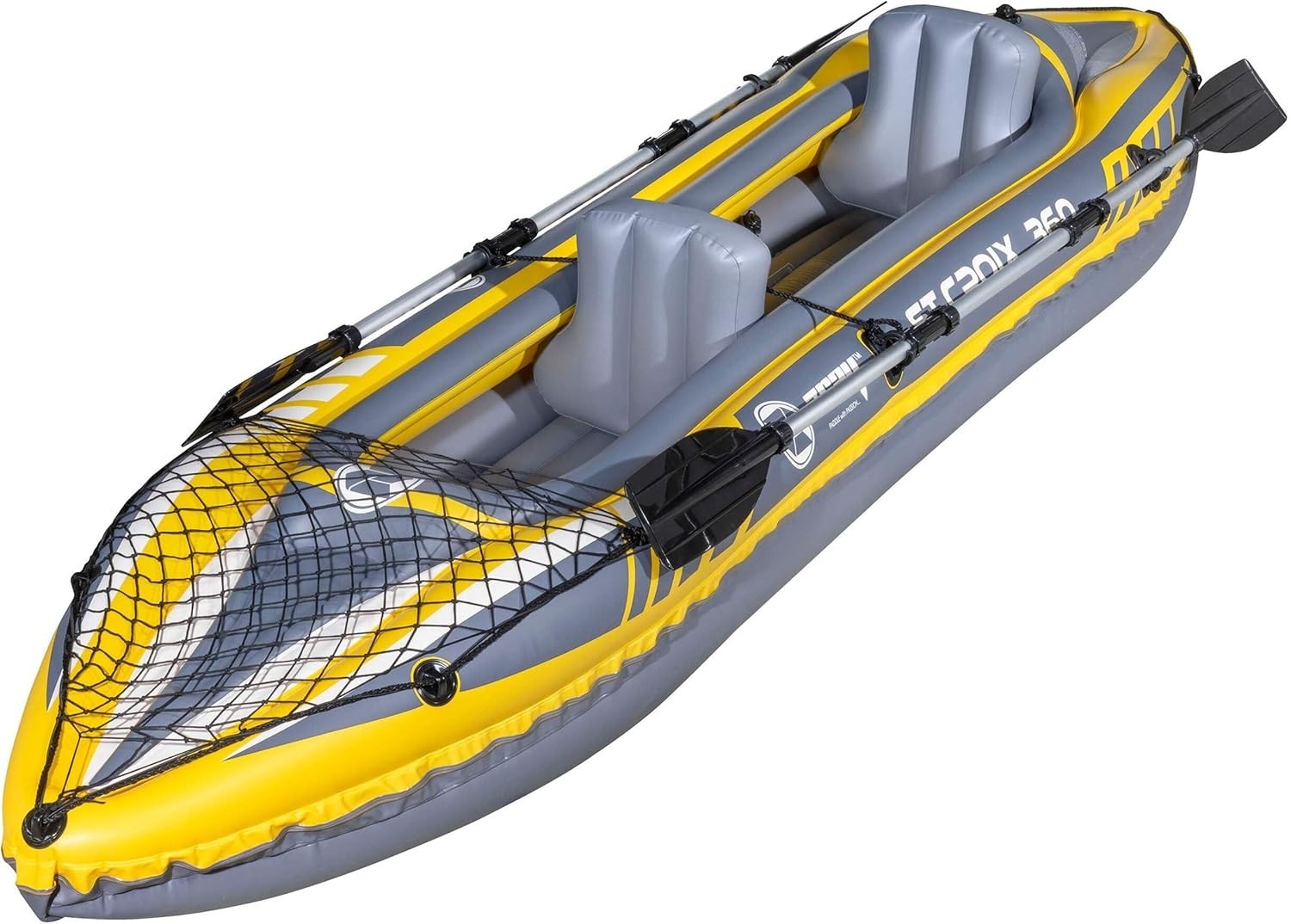 2 Person Inflatable Kayak Set w/ Paddles Pump Carry Bag DL155