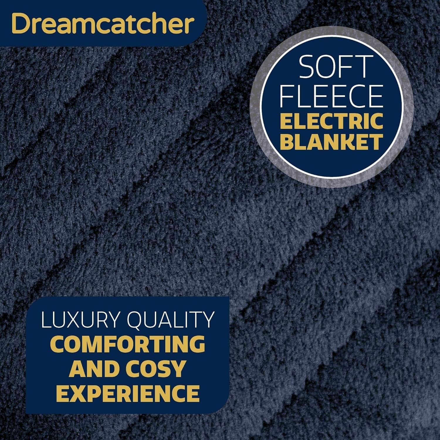 Electric Heated Throw Blanket 160x120cm Fleece 9 Heat Timer Washable