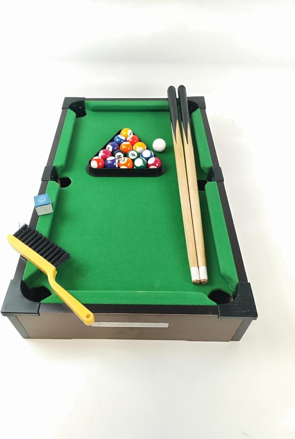 20–25in Tabletop Pool Game Portable Wooden Mini Billiards Set