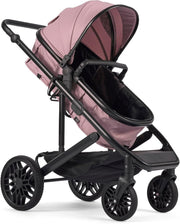 Baby Pushchair Travel System Foldable Stroller Carrycot One Hand Fold Pink