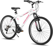 26 Inch Mountain Bike 21-Speed High Carbon Steel Frame MTB with Suspension
