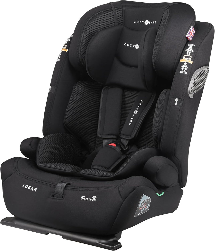 i-Size High Back Car Seat 15m–12Y 5-Point Harness Side Impact Protection