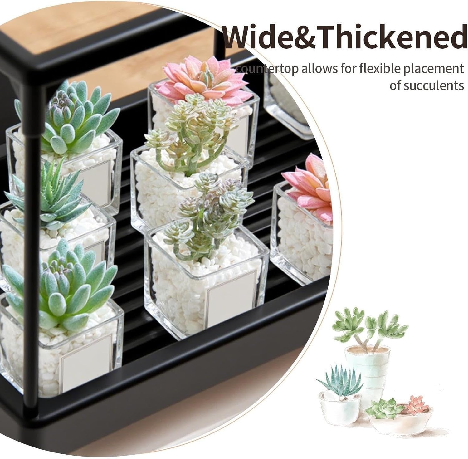 Mini Raised Plant Greenhouse Box 35x27x7cm Frost Cover for Balcony
