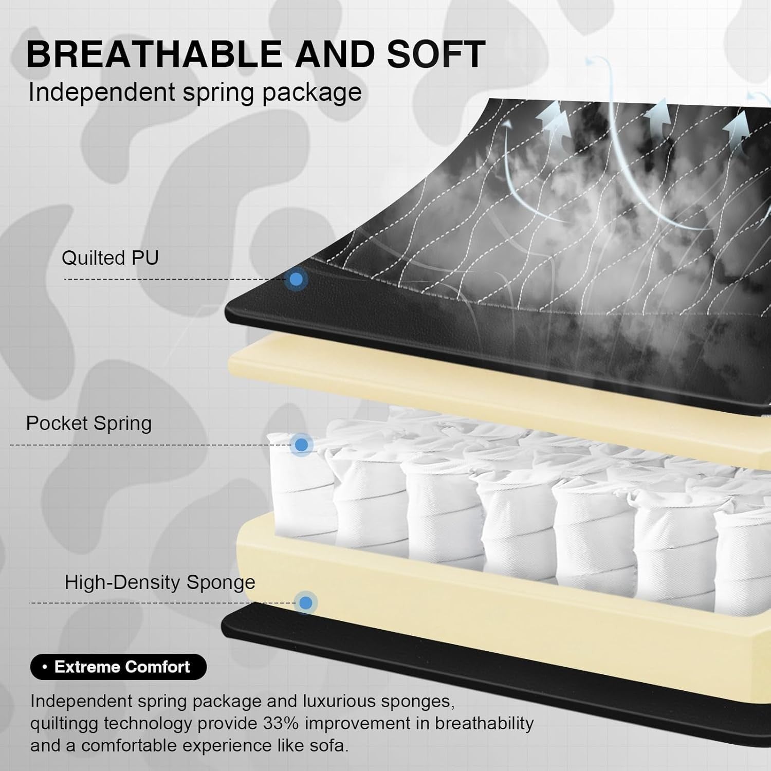 Ergonomic Gaming Chair with Footrest Lumbar Support White