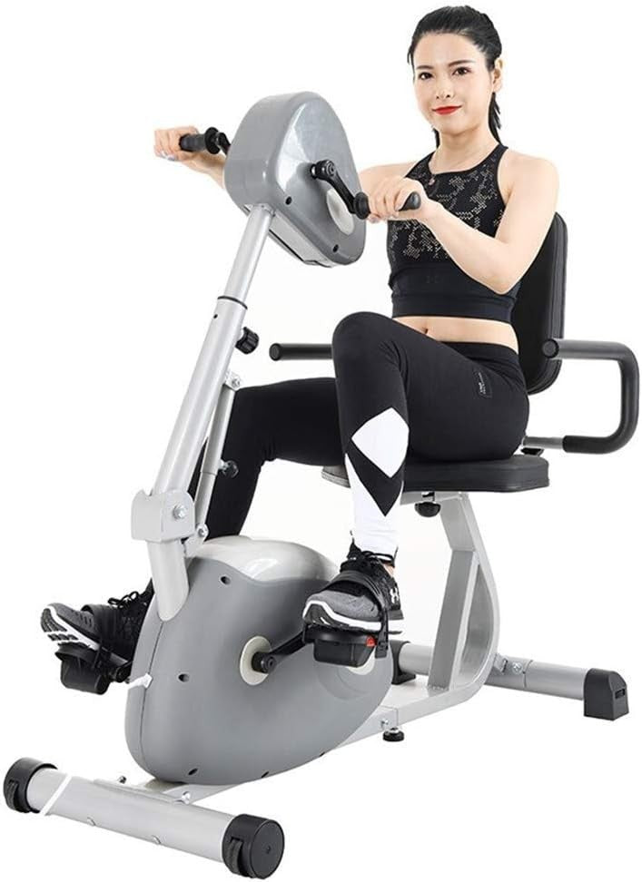 Recumbent Rehab Exercise Bike Electric Passive Assist Arm Leg PT Senior Home