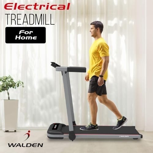 Foldable Electric Treadmill Compact Home Walking Running LCD Display
