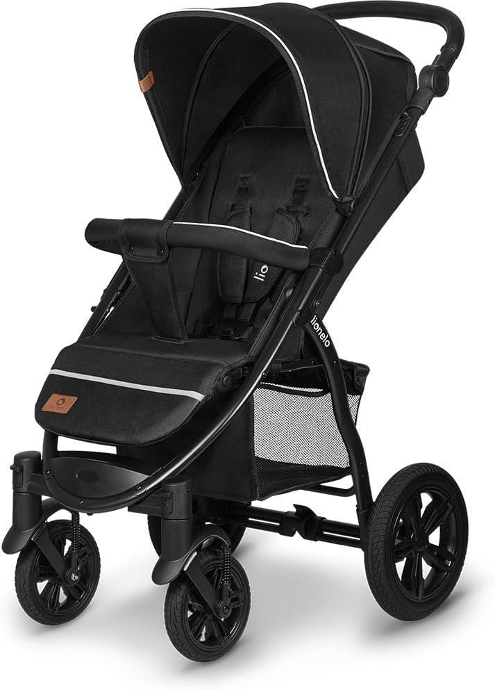 All Terrain Pushchair Lie Flat Newborn–4Y 22kg Foldable Stroller Carbon