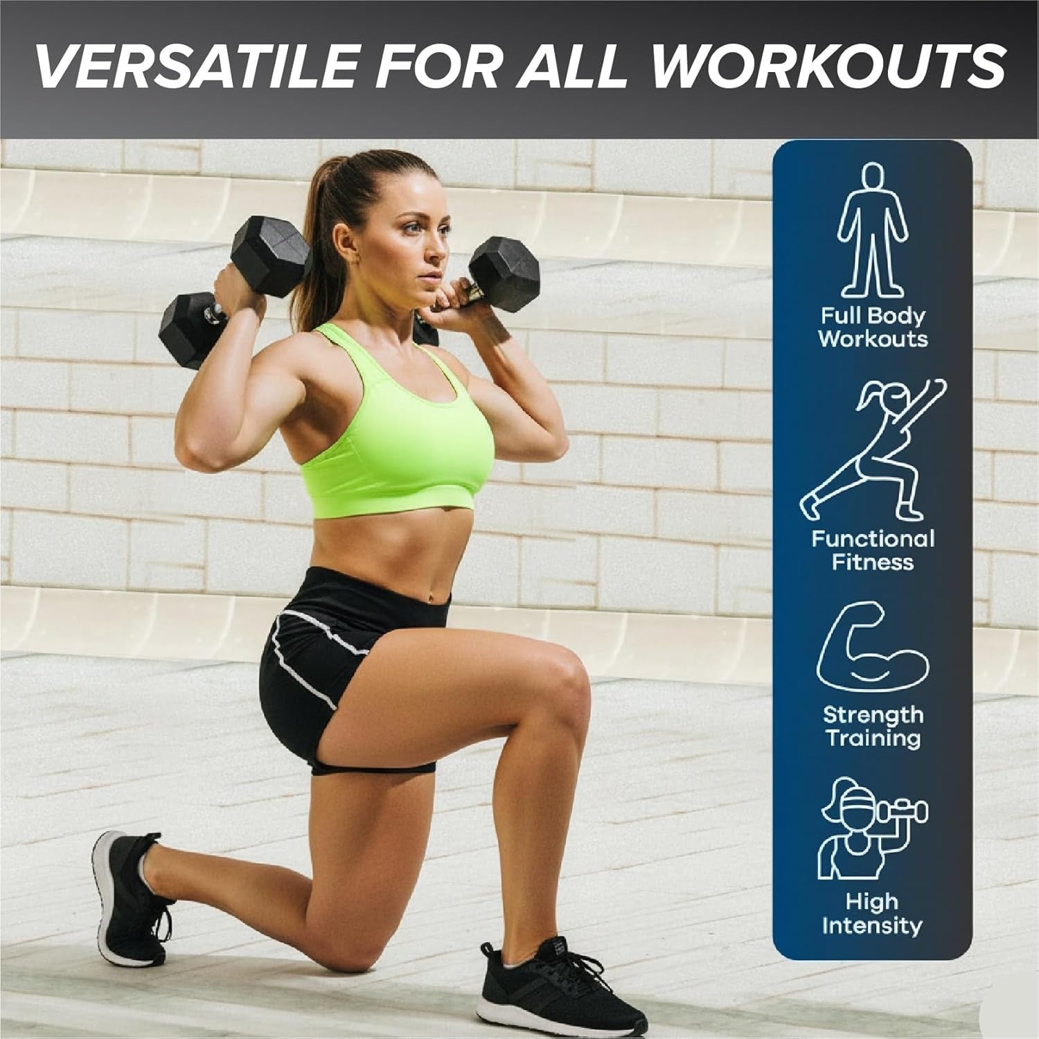 Hex Dumbbells Weight Set 6 Pairs 2.5–30kg Rubber Cast Iron Home Gym