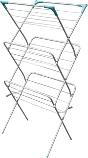 Large 3 Tier Clothes Airer Folding Drying Rack Heavy Duty Indoor