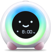 Kids Sleep Alarm Clock Night Light Sound Machine Ready To Rise