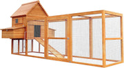 Large Chicken Coop with Run 310x150x150cm Wooden Hen House