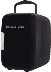 Portable 4L Mini Cooler & Warmer Retro Style for Office Bedroom Car Black