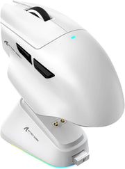 Superlight Gaming Mouse 25000 DPI Wireless RGB Dock 65g White