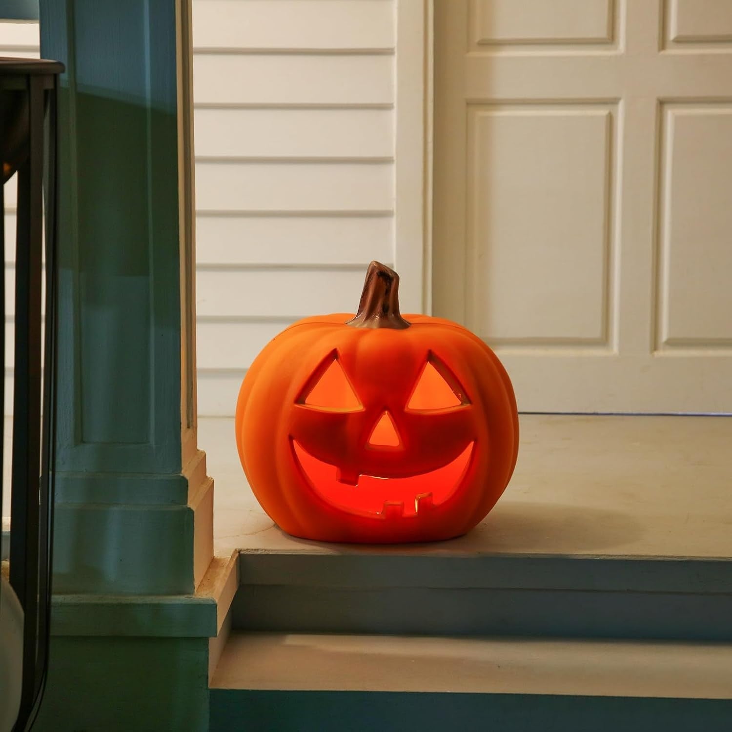 Pinkunn 18 Inch Light Up Jack O Lantern Halloween Pumpkin Indoor Outdoor Decor