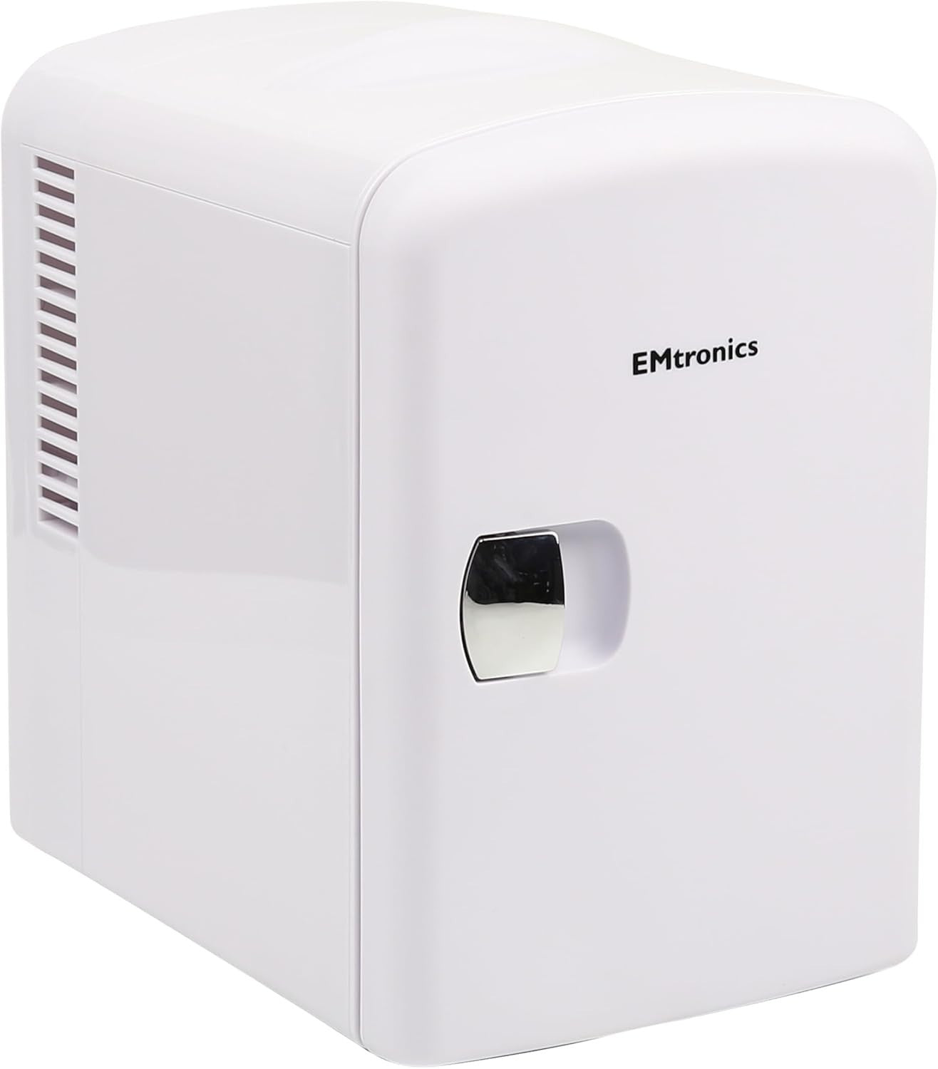 4L Mini Cooler Fridge Portable White AC/DC Travel Bedroom Car Use