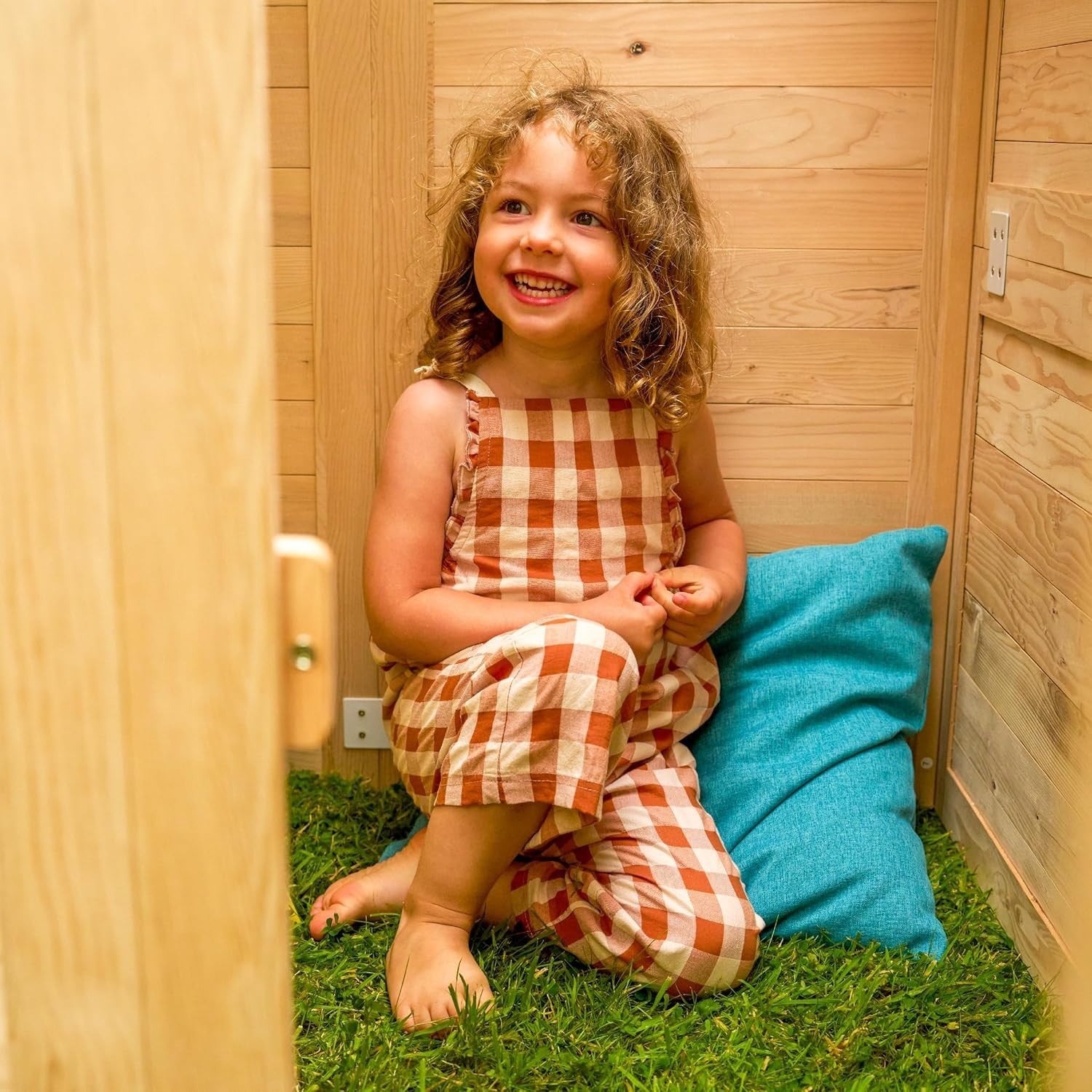 Wooden Kids Garden Playhouse FSC Cottage Outdoor Custom Build Ages 2+
