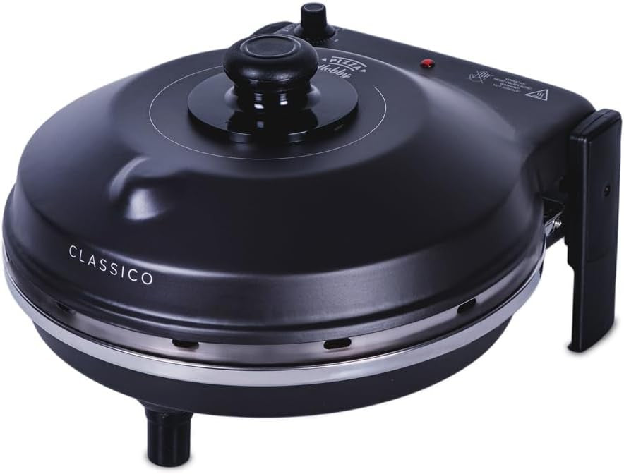 Electric Pizza Oven 1200W | 32cm Stone Plate 400°C Dual Heat Fast Cooker