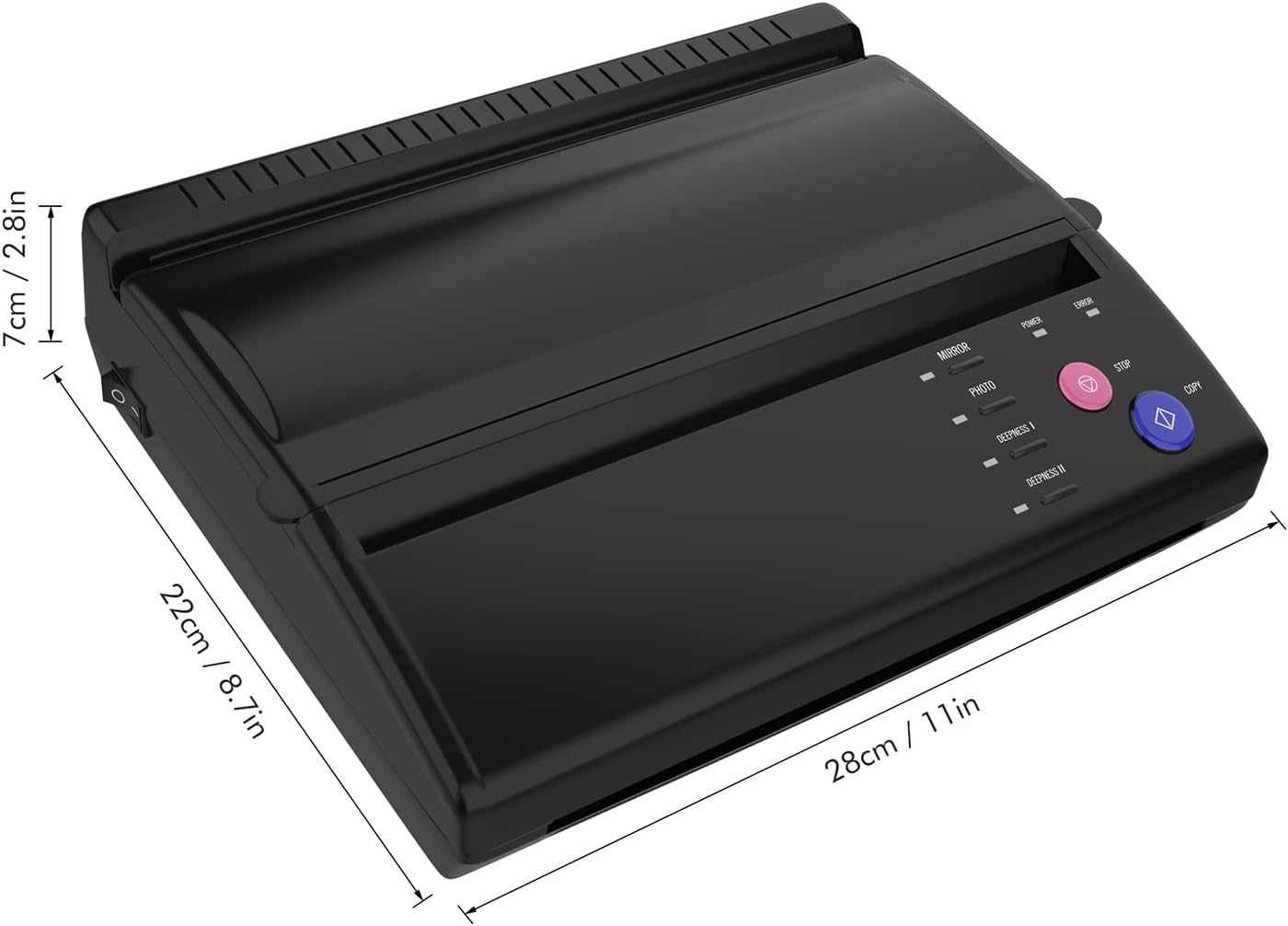 Tattoo Stencil Transfer Machine Thermal Copier Printer No Ink Portable