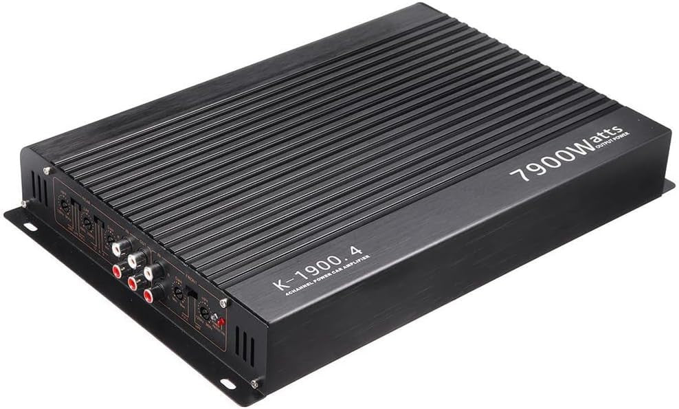 7900W 4-Channel Car Amplifier HiFi Class A/B Ultra-Thin Power