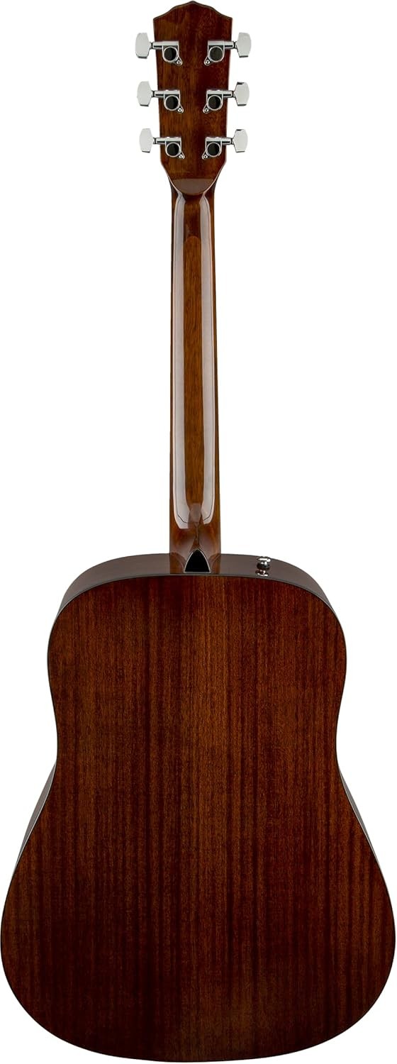 Dreadnought Acoustic Guitar Sunburst Spruce Top Walnut Fretboard