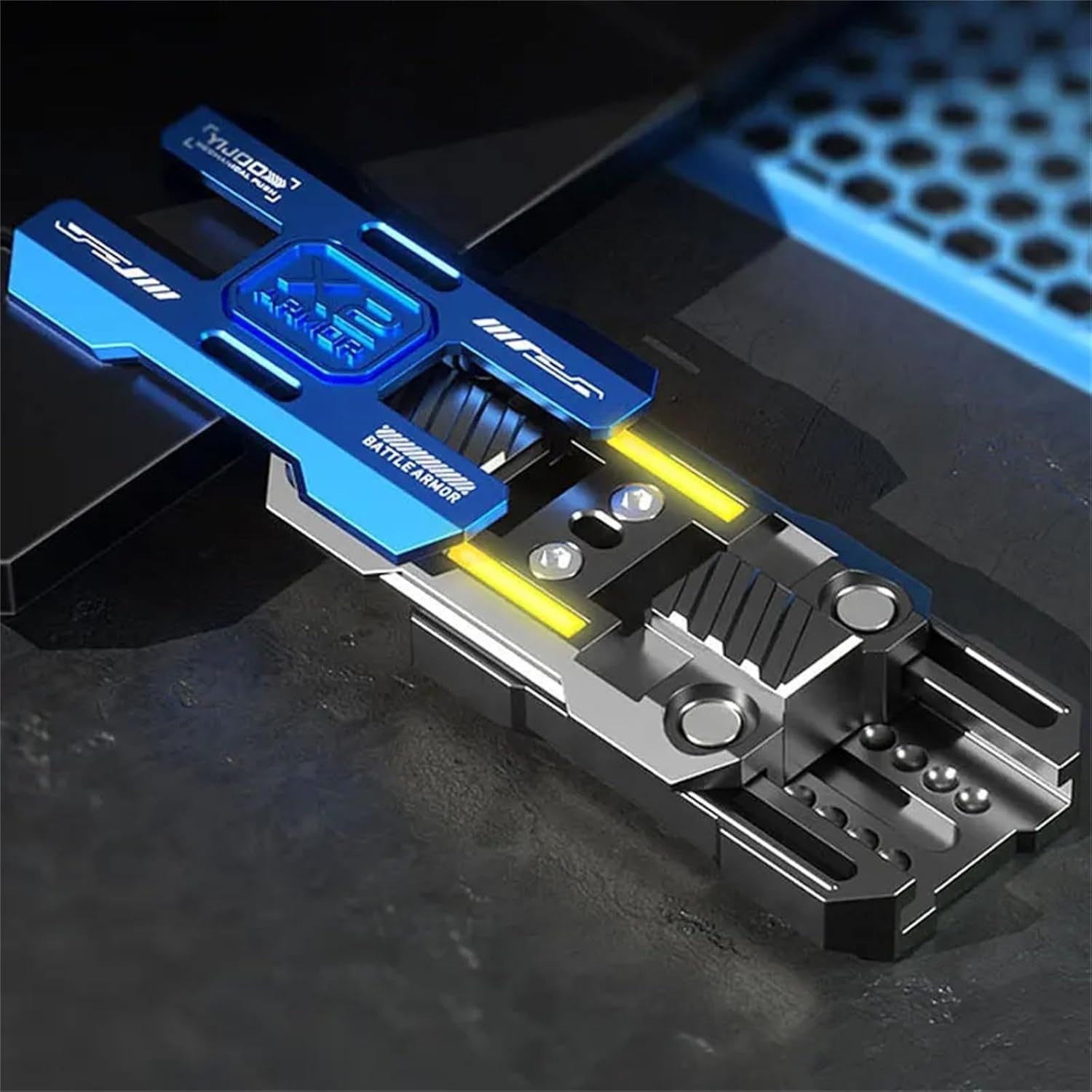 Mech Style Metal Fidget Slider EDC Zinc Alloy Stress Relief ADHD