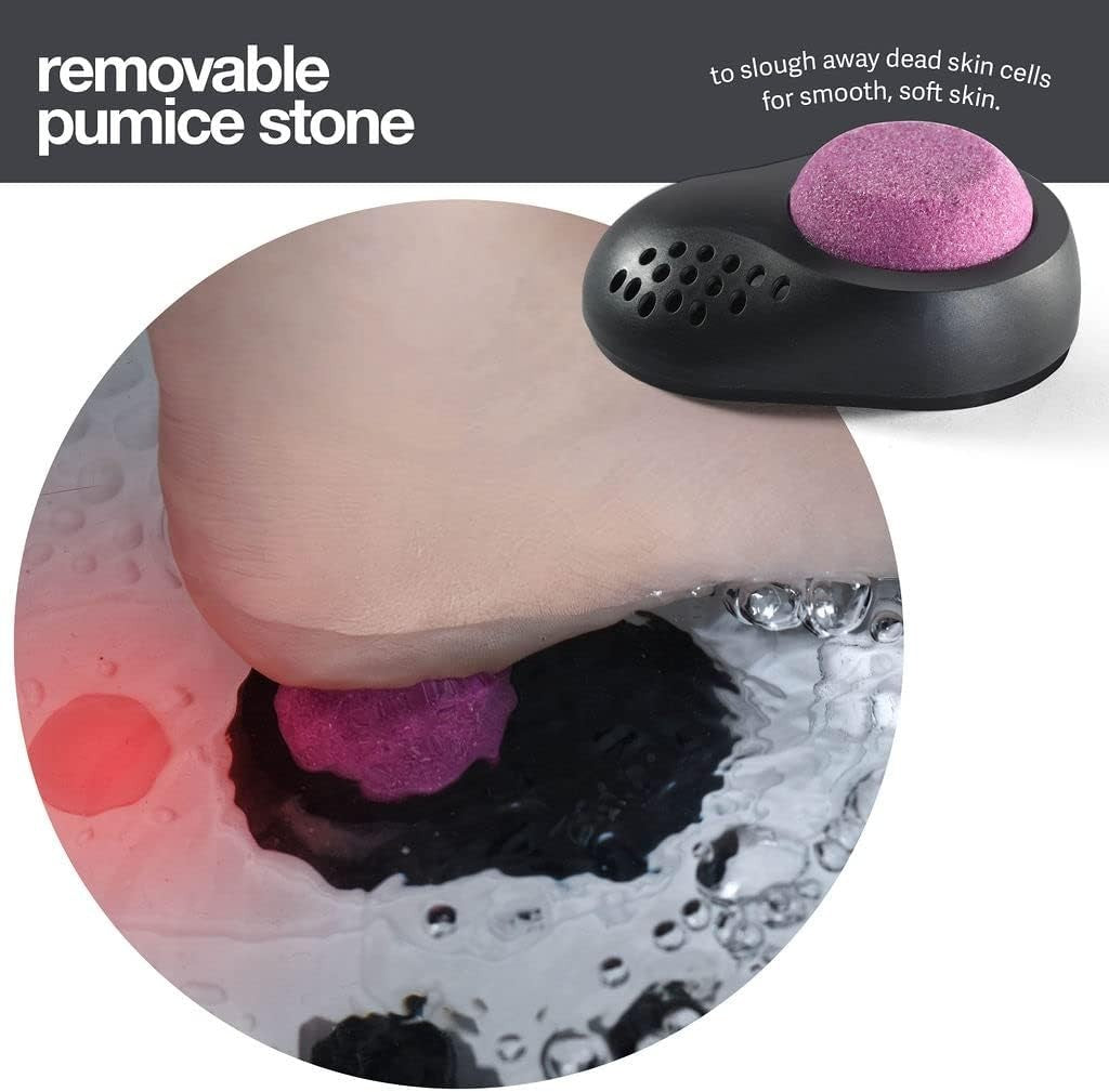 Heated Foot Spa Massager with Bubbles Vibration Remote 5-in-1 Relax