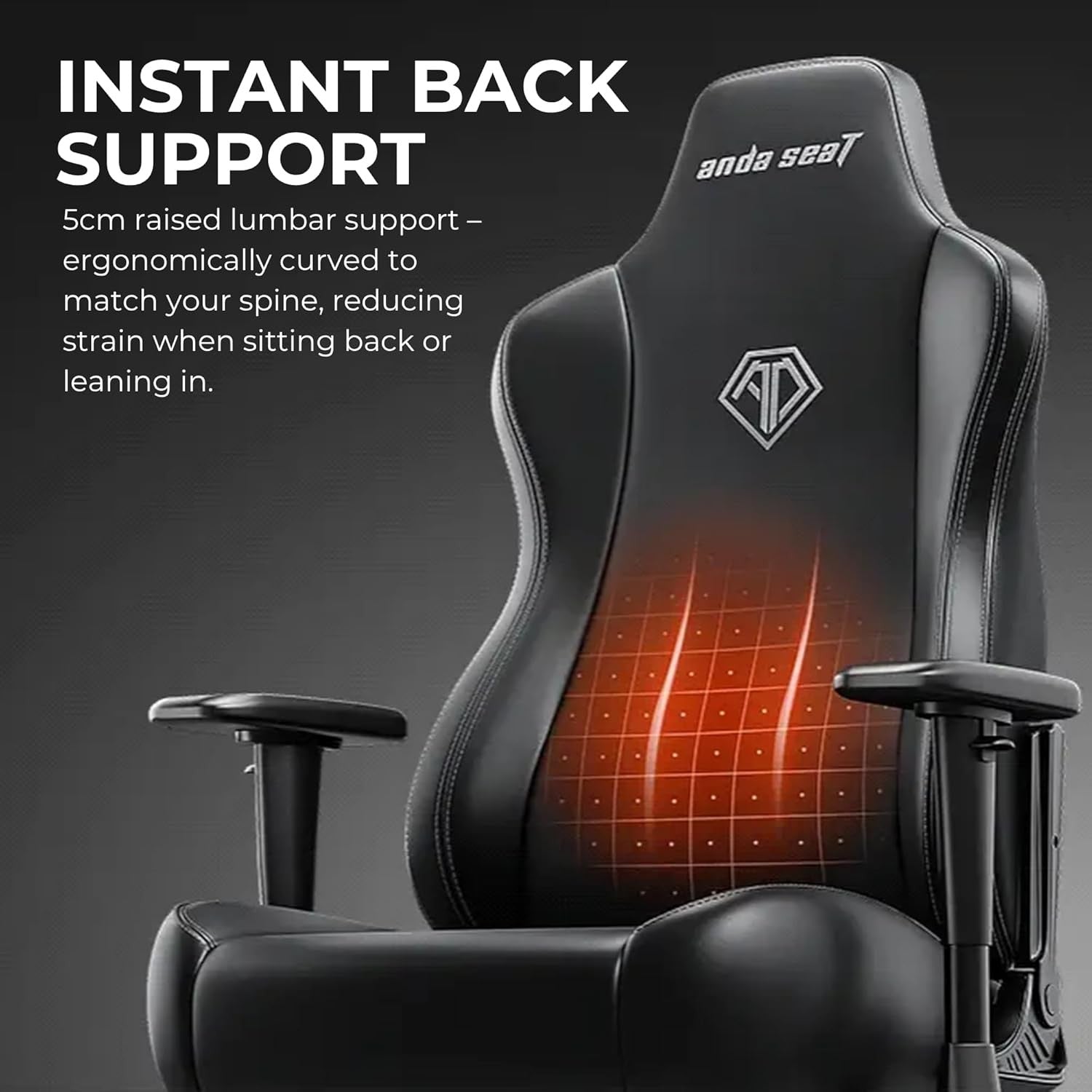 Large Ergonomic Gaming Chair Reclining Linen Fabric Grey