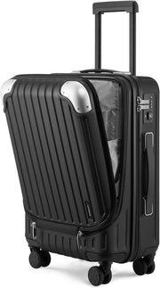 20” Cabin Hard Shell Suitcase ABS PC Lightweight 4 Wheel TSA Lock
